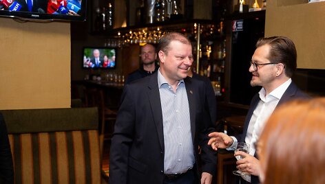 Saulius Skvernelis ir Linas Kontrimas