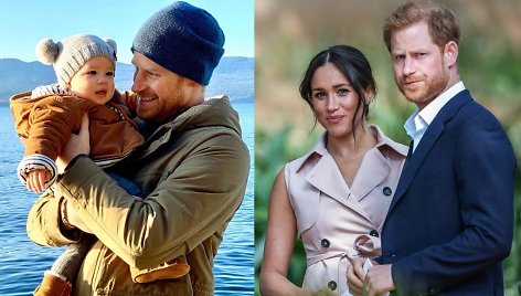 Princas Harry ir Meghan Markle su sūnumi Archie / Vida Press nuotr.