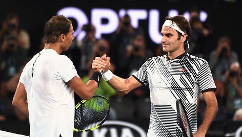 Rogeris Federeris nugalėjo Rafaelį Nadalį ir tapo „Australian Open“ čempionu