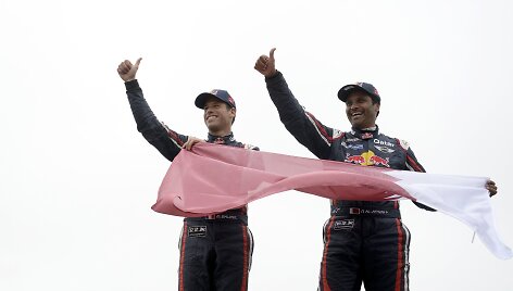 Dakaro nugalėtojai N.Al-Attiyah ir Matthieu Baumel
