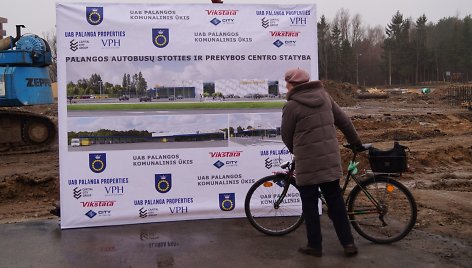 Palangoje pradėta statyti moderni autobusų stotis. 