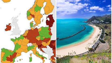 Sergamumas COVID-19 Europos &scaron;alyse. Spalio 7 d.