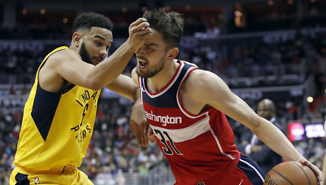 Toma&scaron;as Satoransky įmetė 12 ta&scaron;kų į &bdquo;Pacers&ldquo; krep&scaron;į.