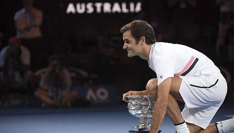 Neįtikėtinas: Rogeris Federeris 20-ą kartą tapo &ldquo;Didžiojo kirčio&rdquo; turnyro čempionu 
