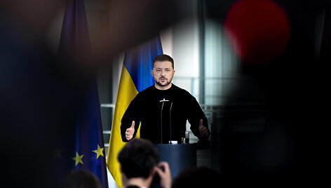 Ukrainos lyderis Volodymyras Zelenskis