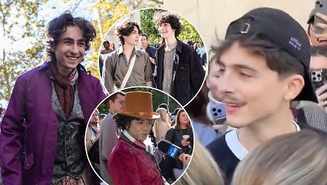 Timothee Chalamet antrininkų konkursas