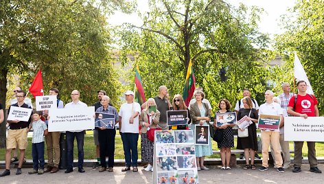 Protestas del Lietuvos gyventoju genocido ir rezistencijos tyr / BNS nuotr.