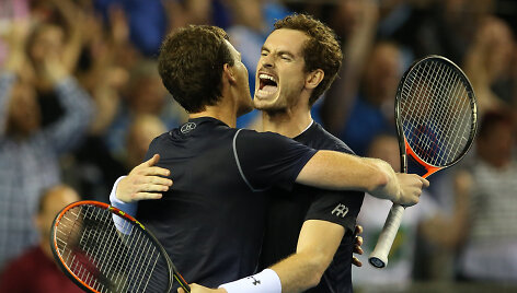 Andy Murray ir Jamie Murray