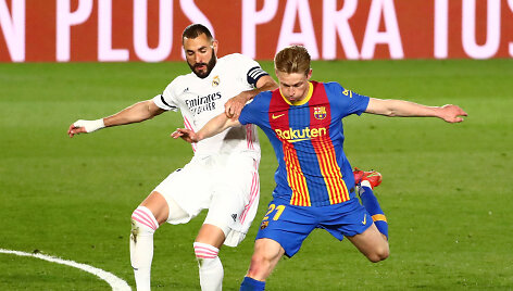 Frenkie de Jongas ir Karimas Benzema
