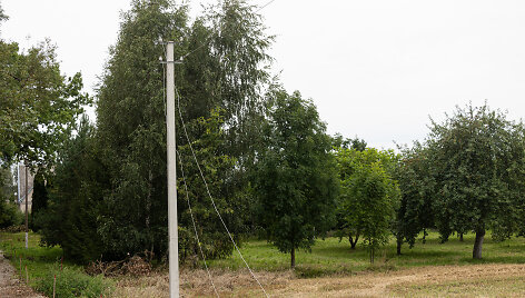 Elektros atstatymo darbai Airėnų kaime