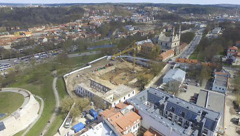 Ant Vilniaus I&scaron;ganytojo kalvos statomas daugiabučių projektas &bdquo;Misionierių sodai&ldquo;