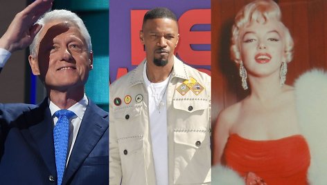Billas Clintonas, Jamie Foxxas, Marilyn Monroe