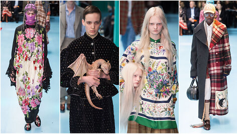 &bdquo;Gucci&ldquo; kolekcijos modeliai