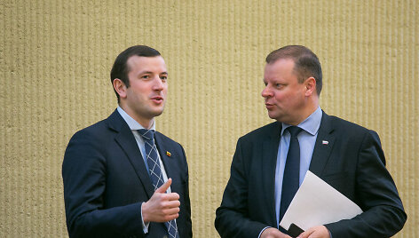 Virginijus Sinkevičius ir Saulius Skvernelis