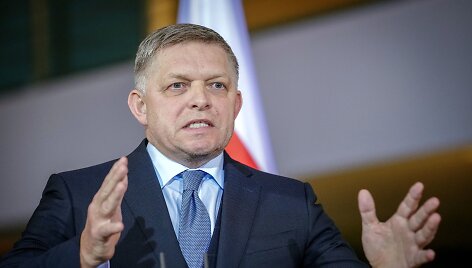 Slovakijos premjeras Robertas Fico