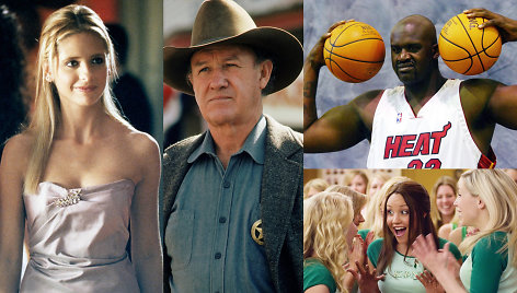 Sarah Michelle Gellar, Gene'as Hackmanas, Shaquille'as O'Nealas, Amanda Bynes