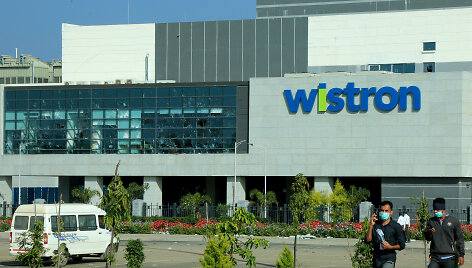 &bdquo;Wistron&ldquo; gamyklos pastatas su i&scaron;daužytais langais