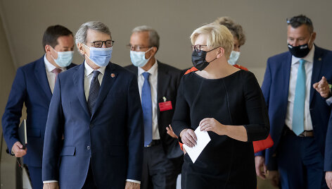 Ingrida &Scaron;imonytė ir Davidas Sassoli