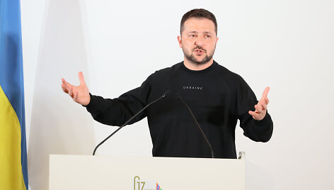 Ukrainos prezidentas Volodymyras Zelenskis