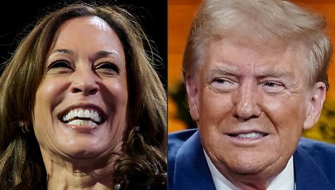 Kamala Harris ir Donaldas Trumpas