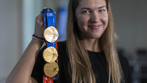 Iš universiados grįžo plaukikė Kotryna Teterevkova.