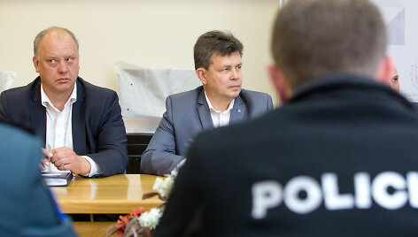 Saugos tarnybų vadovų ir VRM viceministro susitikimas 