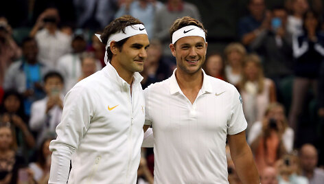 Marcuso Williso pasaka Vimbldone baigėsi kova su Rogeriu Federeriu
