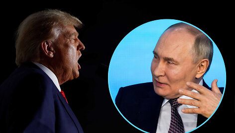 Donaldas Trumpas ir Vladimiras Putinas