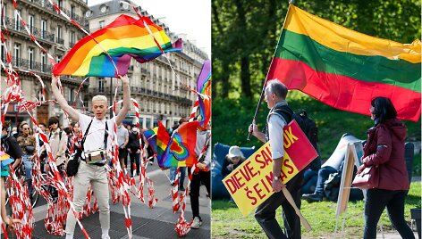LGBT eitynės ir Didysis &scaron;eimų gynimo mar&scaron;as