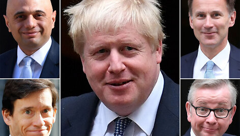 Penki kandidatai į Didžiosios Britanijos premjero postą: centre lyderis &ndash; Borisas Johnsonas