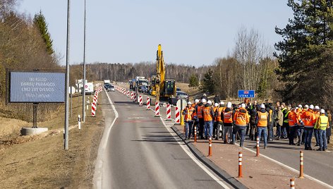 A14 kelio ruožo nuo Molėtų iki Utenos remonto pradžia