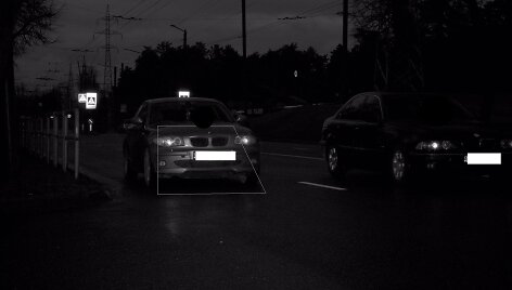 Užfiksuotas kito BMW pažeidimas