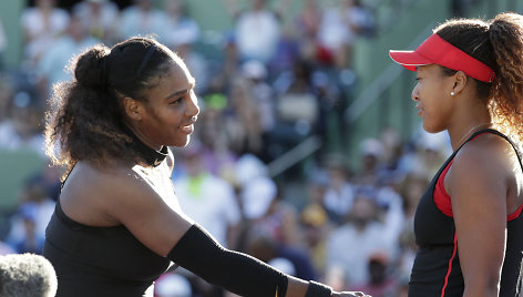 Serena Williams ir Naomi Osaka (Majamis, 2018)