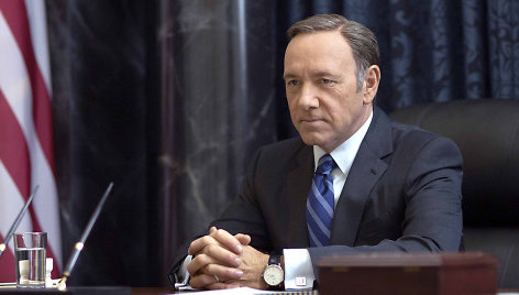 Kevinas Spacey seriale „Kortų namelis“