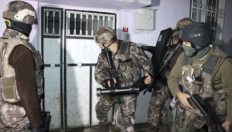 Turkijos antiteroristinės policijos operacija