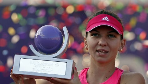 Simona Halep laimėjo jau a&scaron;tuntą titulą karjeroje
