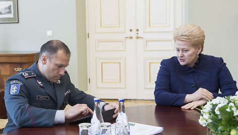 Linas Pernavas ir Dalia Grybauskaitė