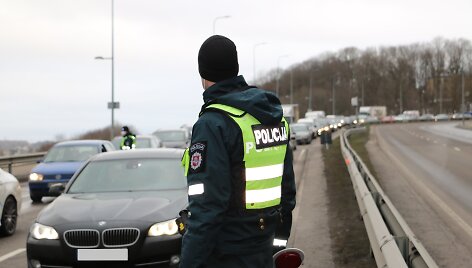 Kauno apskrities policijos reidas