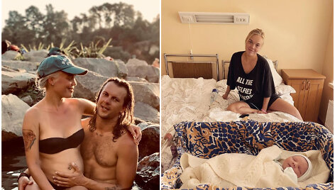 Evelina Meidutė, Mantas Žemgulis ir jų pirmagimis
