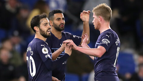 Bernardo Silva, Riyadas Mahrezas ir Kevinas De Bruyne