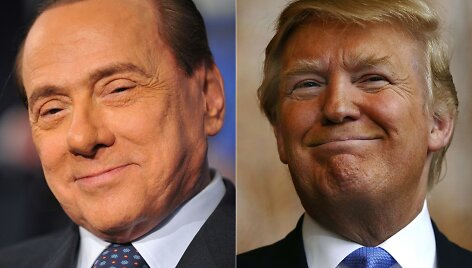 Silvio Berlusconi ir Donaldas Trumpas