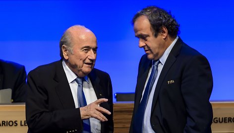 Seppas Blatteris ir Michelis Platini