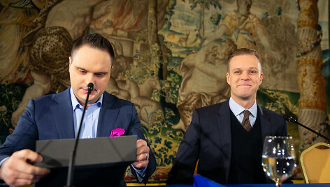 Tėvynės sąjungos-Lietuvos krik&scaron;čionių demokratų spaudos konferencija po Savivaldos rinkimų