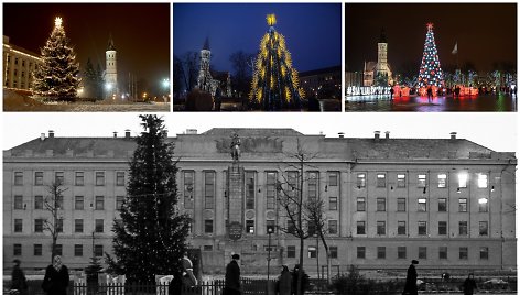 Kalėdų eglių mados Šiauliuose: kaip keitėsi papuošimai metai po metų