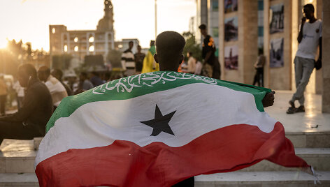 Somalilando vėliava / LUIS TATO / AFP