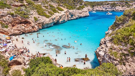 Cal&oacute; des Moro paplūdimys, Maljorka, Ispanija