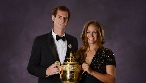 Andy Murray ir Kim Sears