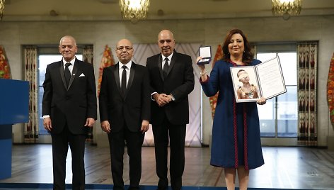 Nobelio premija apdovanotas Tuniso ketvertas