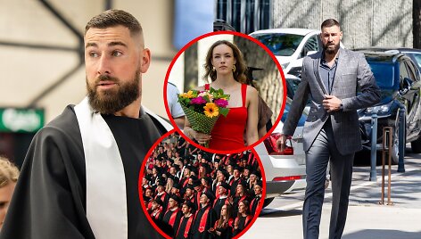Lietuvos sporto universiteto diplomų įteikimo &scaron;ventė Kauno sporto halėje