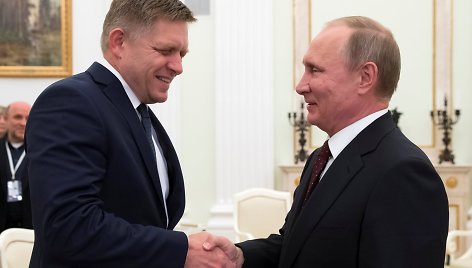 Robertas Fico ir Vladimiras Putinas